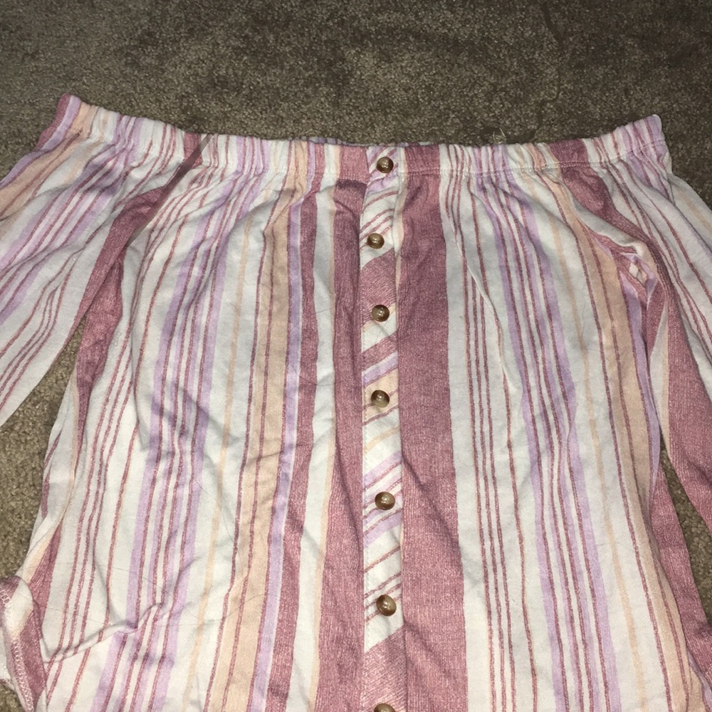 Off the shoulder shirt